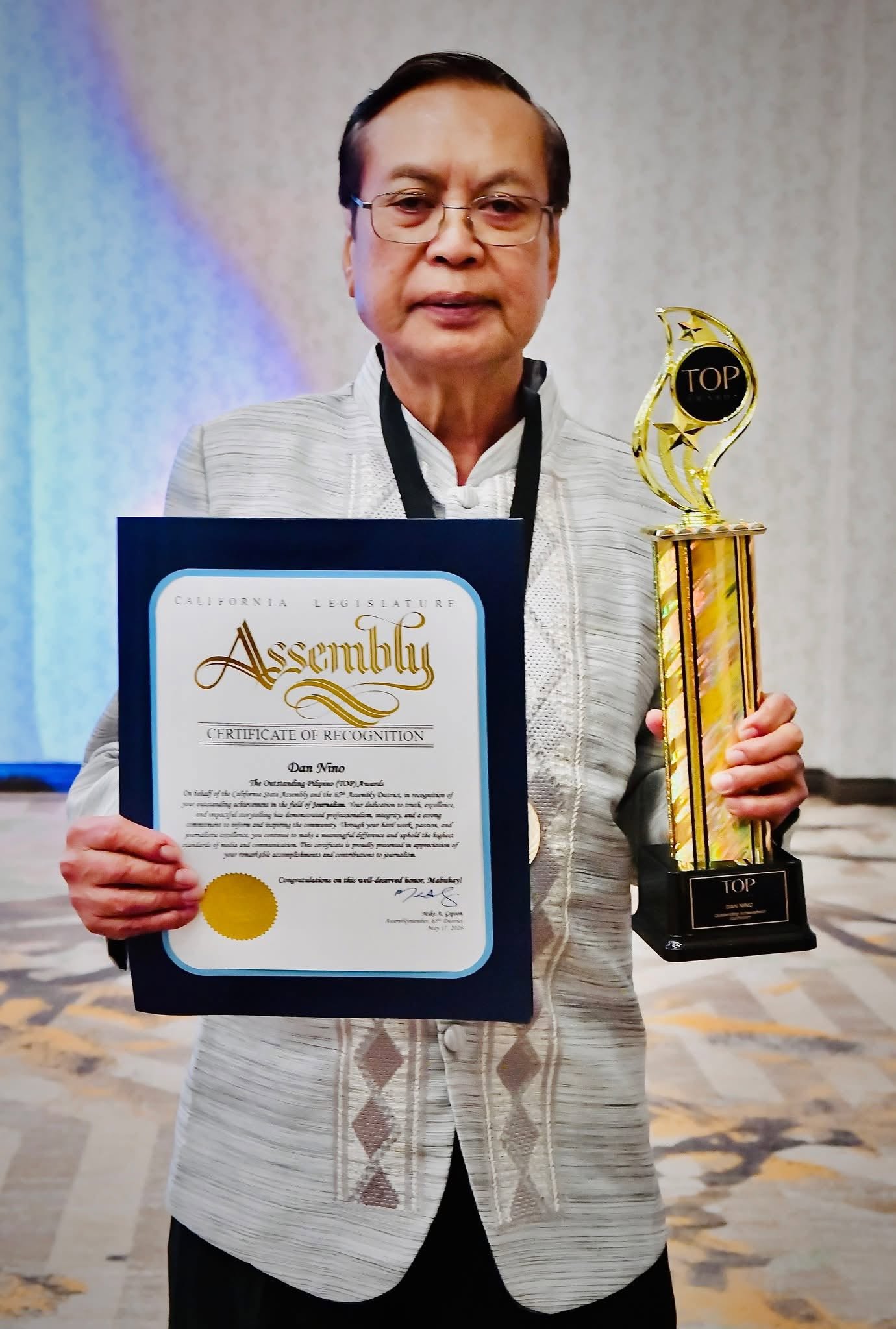 Dan Nino — 2026 TOP Award